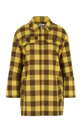 Bethany Checked Cady Coat